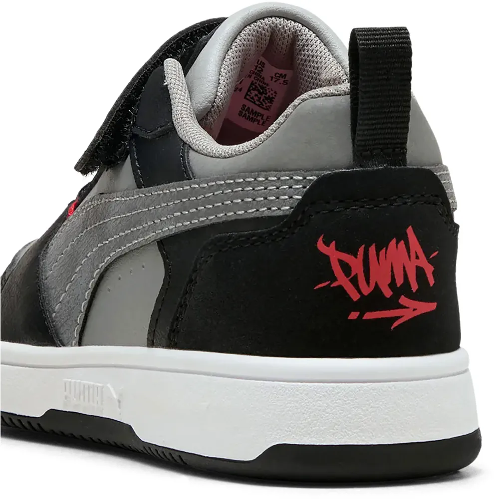 Кроссовки Puma Rebound V6 Lo Mid 90S AC+PS, серый — фото 4