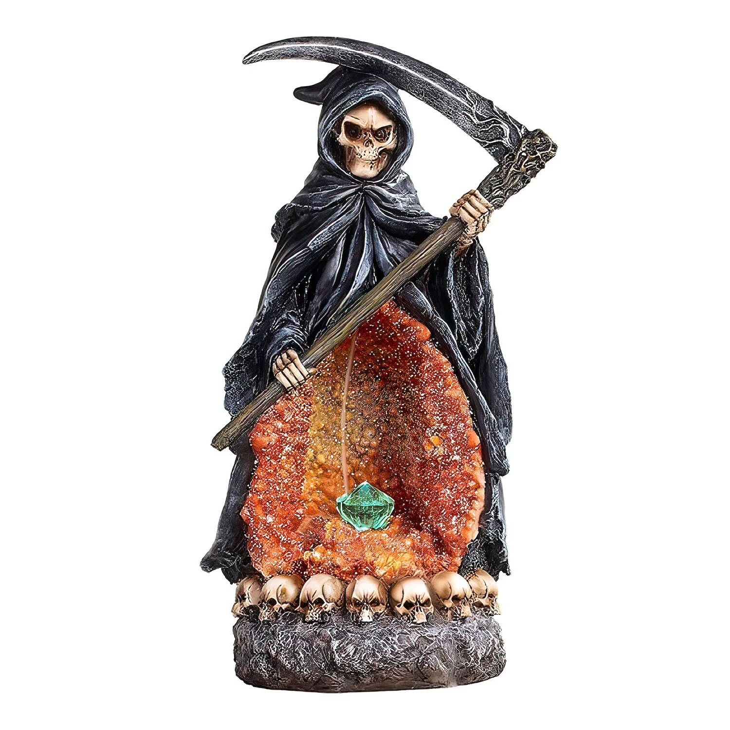 

FC Design 10,5-дюймовая курильница Grim Reaper с обратным потоком и держателем для благовоний со светодиодной подсветкой
