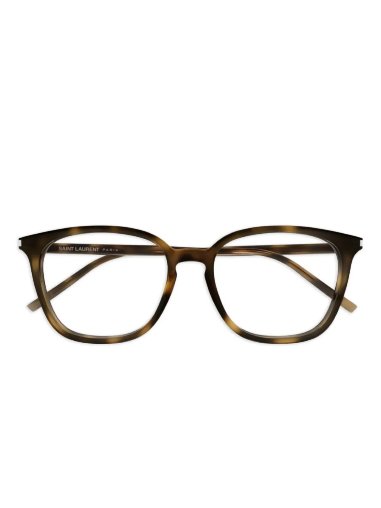 

Очки Saint Laurent Eyewear с черепаховым эффектом, коричневый