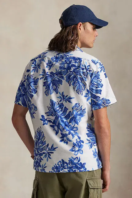 Рубашка из хлопка Polo Ralph Lauren, синий — фото 2