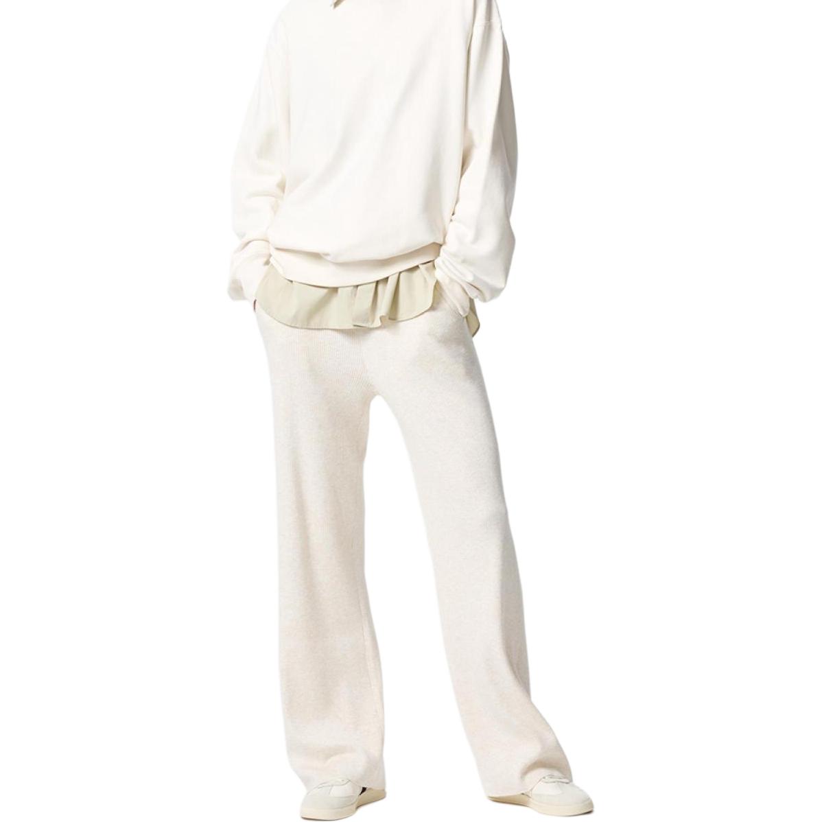 

UNIQLO Женские повседневные брюки светло-бежевого цвета