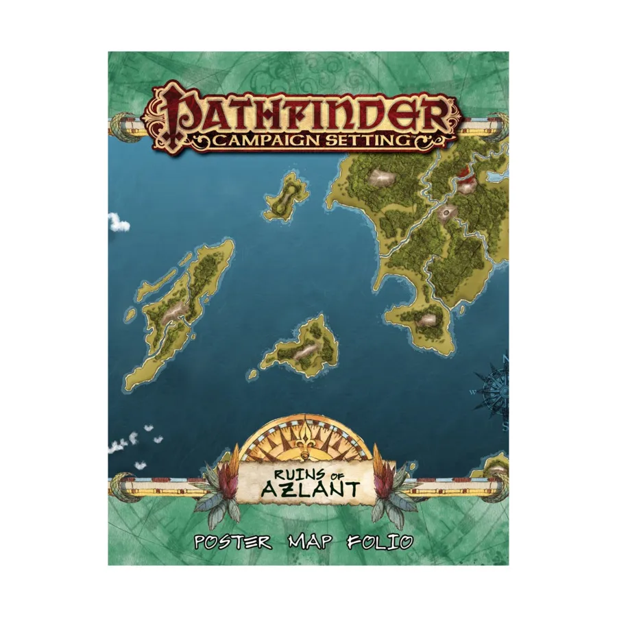 

Фолио с картами — Руины Азланта, Pathfinder Roleplaying Game (1st Edition) - Campaign Setting - Map Folios