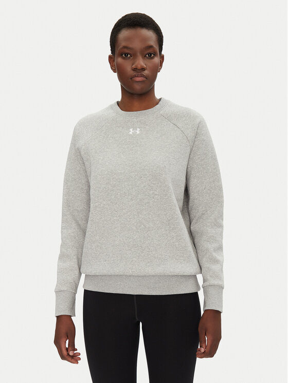 

Свободный крой толстовка Rival Fleece Crew 1379508 Under Armour, серый