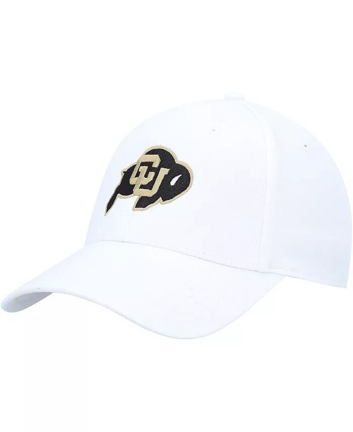 

Мужская белая регулируемая кепка Colorado Buffaloes Stratus Ahead