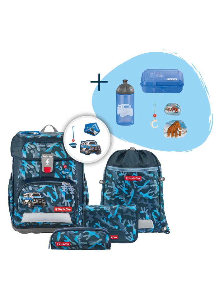 

Step by Step Набор школьных сумок CLOUD «Полицейский грузовик Диего», 8 предметов, тематика «Полицейский грузовик Диего»