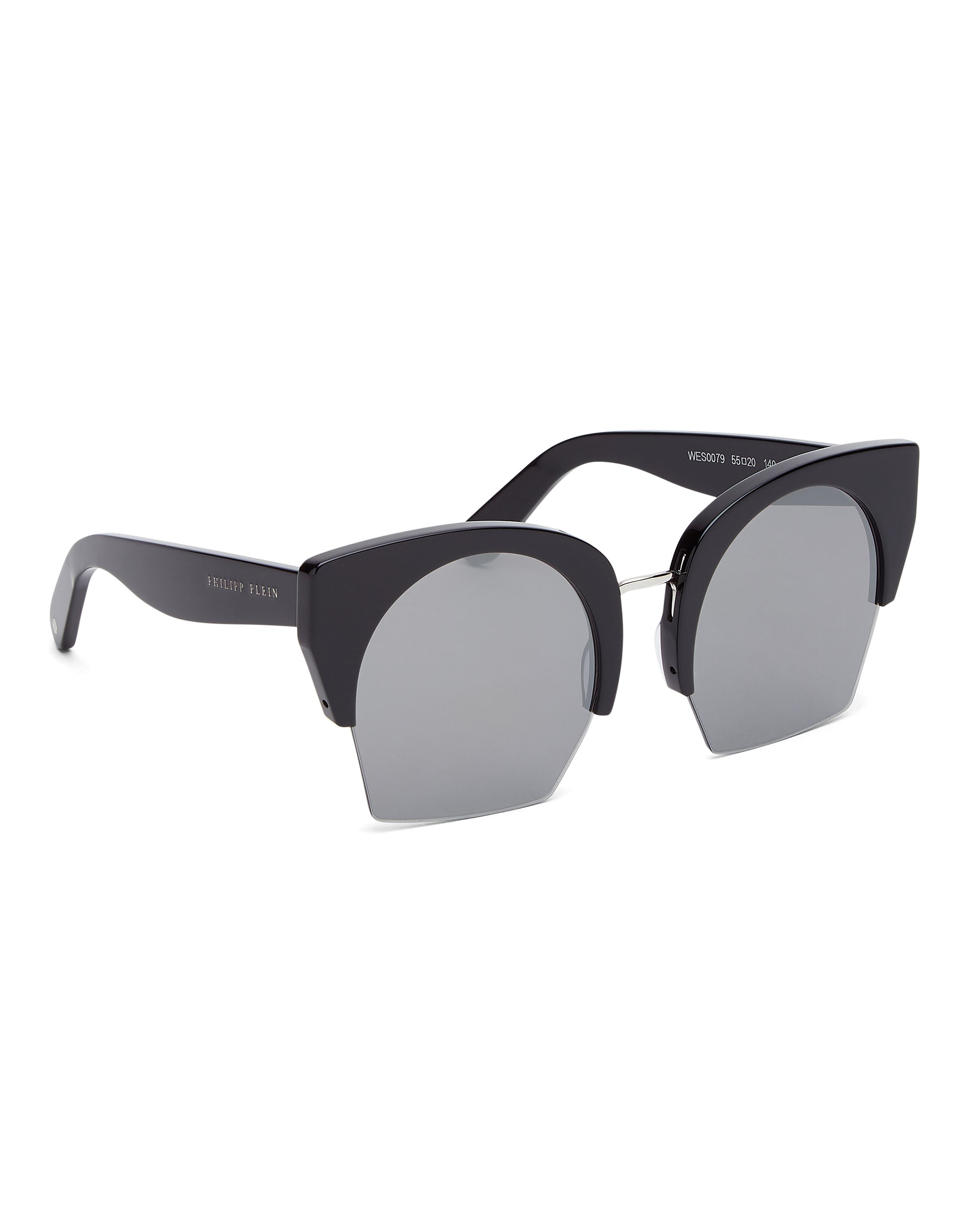 

Женские солнцезащитные очки PHILIPP PLEIN, цвет black matt/grey/normal/black m