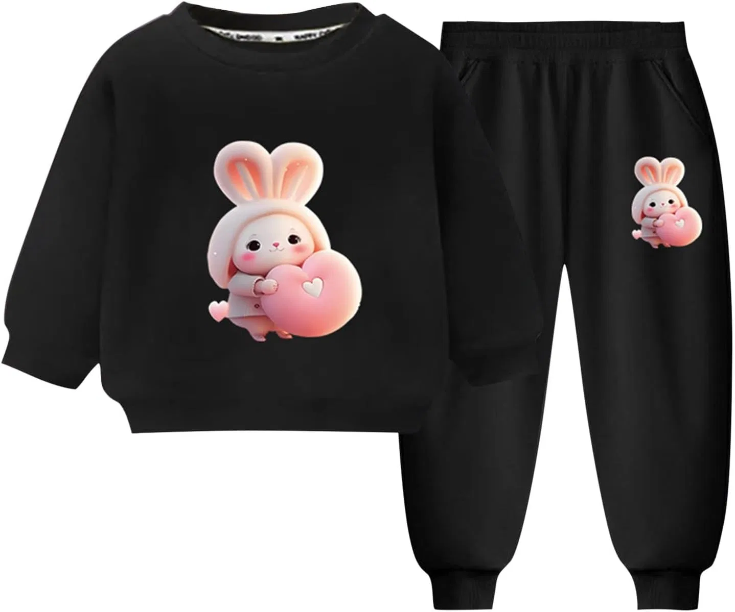 Детский спортивный костюм 2 предмета трикотажный, D-110 Black Boy Girl