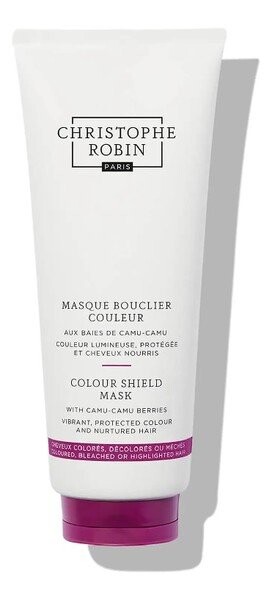 

Christophe Robin, Color Shield Mask With Camu Camu Berries, Кремовая питательная укрепляющая маска для окрашенных и осветленных волос, 200 мл