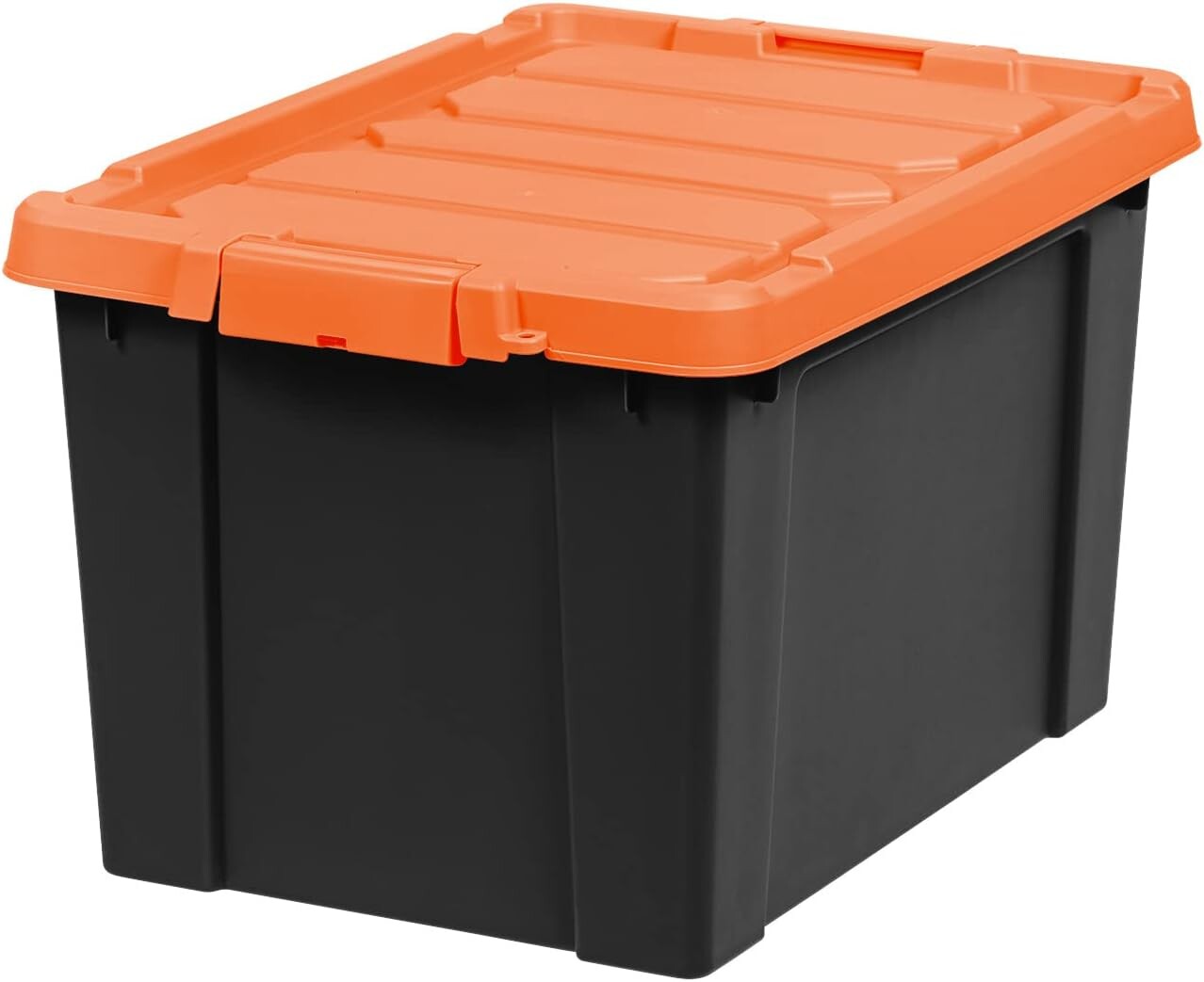

IRIS USA Запираемые контейнеры для хранения с крышками на 20 галлонов, Orange