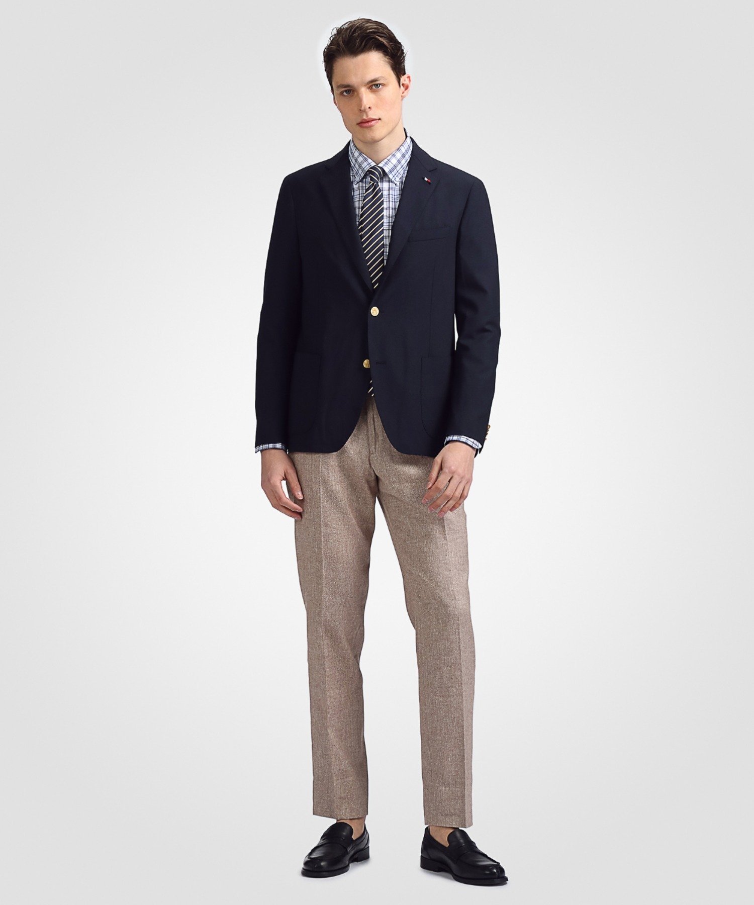 Несобранный блейзер TH Heritage Navy Tommy Hilfiger, Navy — фото 4