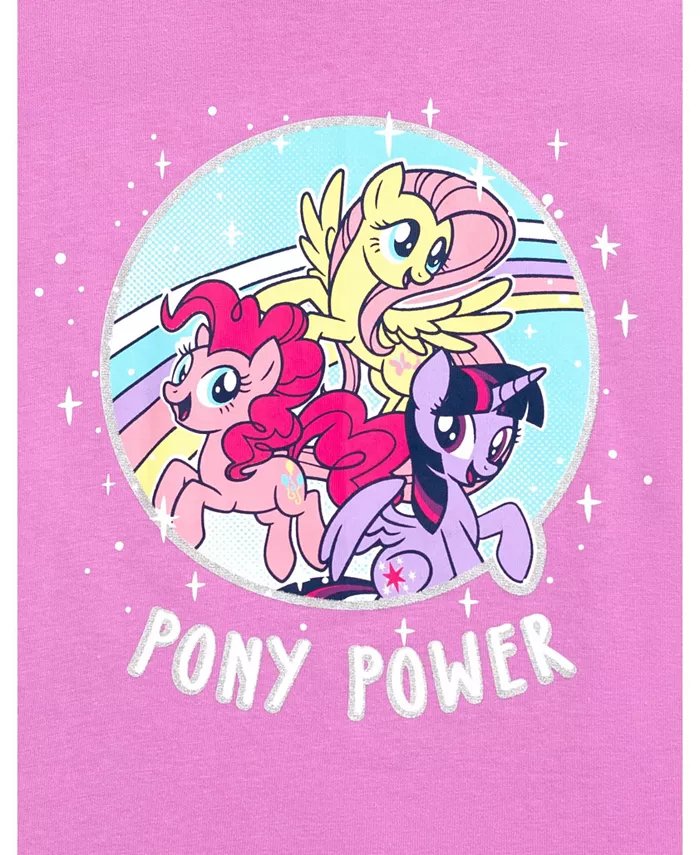 Футболка для девочек My Pony My Pony My Little Pony, фиолетовый — фото 2