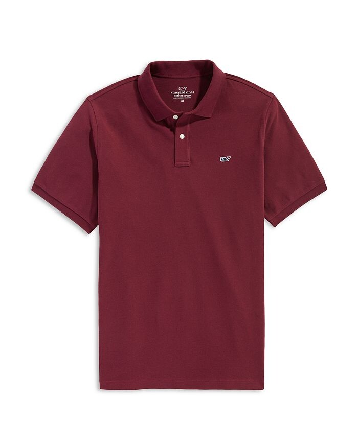 

Рубашка-поло из пике Vineyard Vines Heritage, красный