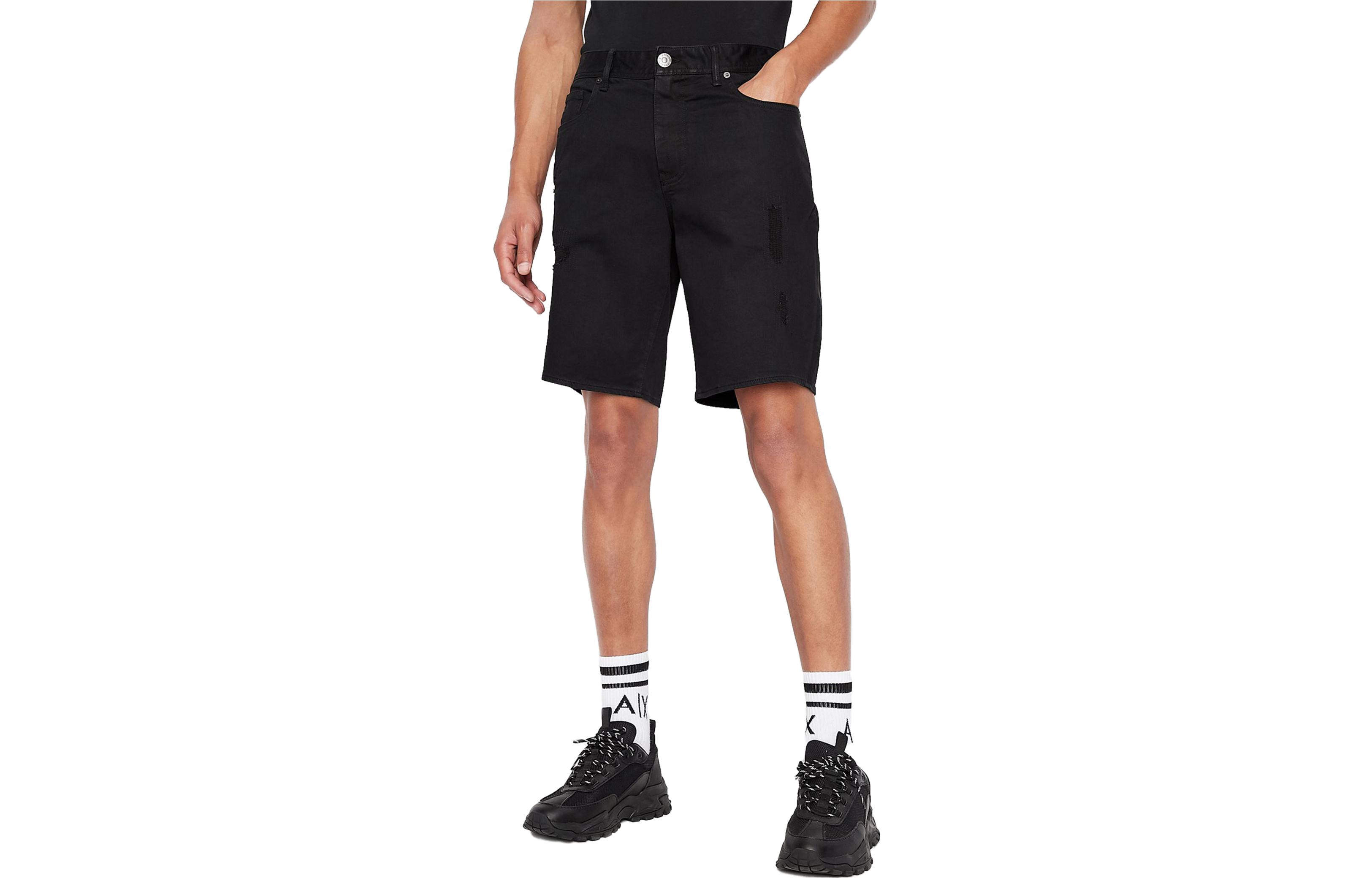 

EMPORIO ARMANI Повседневные шорты мужские черные