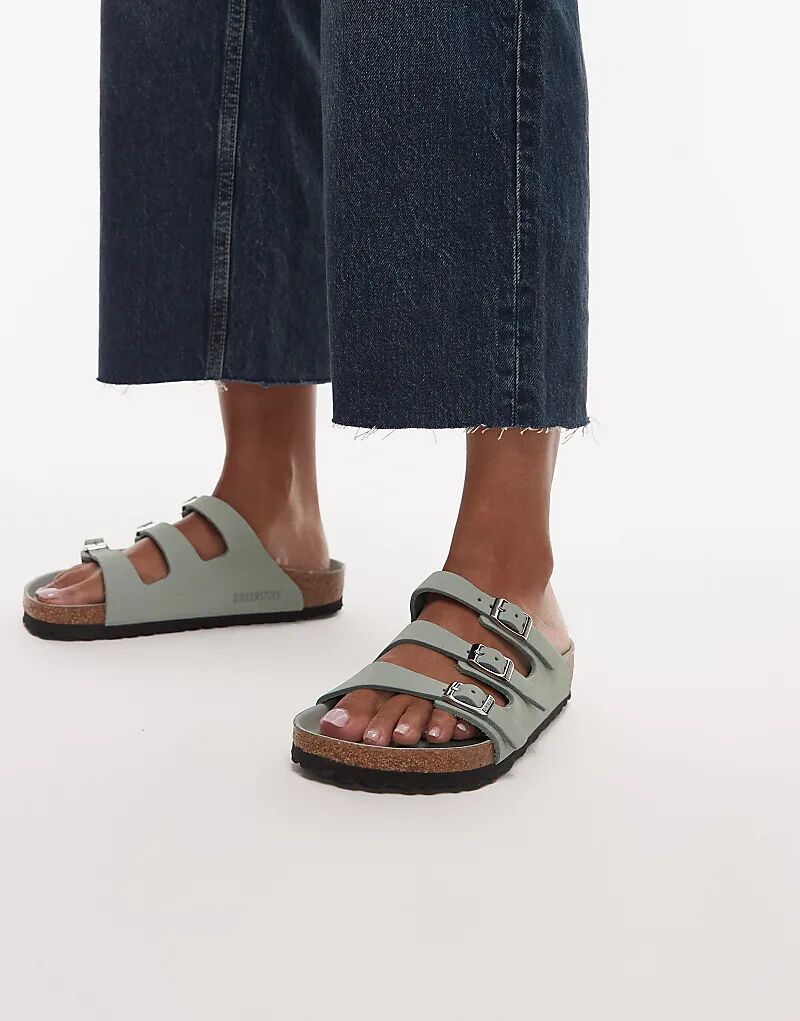 Сандалии Birkenstock Florida чистого шалфейного цвета — фото 3