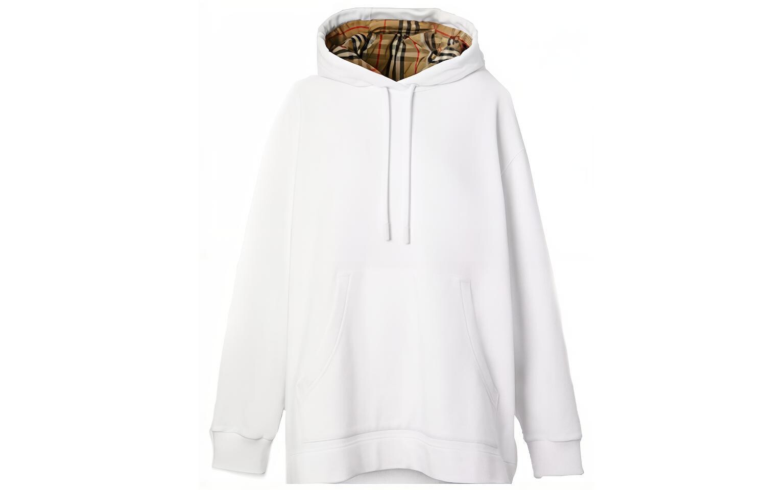 

Толстовка женская Burberry с капюшоном, белый / коричневый