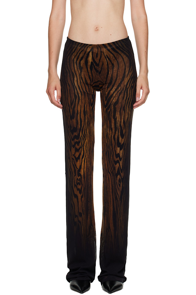 

Деревянные' домашние брюки Jean Paul Gaultier, черный