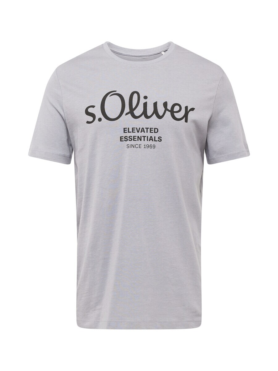 

Классическая футболка s.Oliver Shirt, цвет grey/dark grey