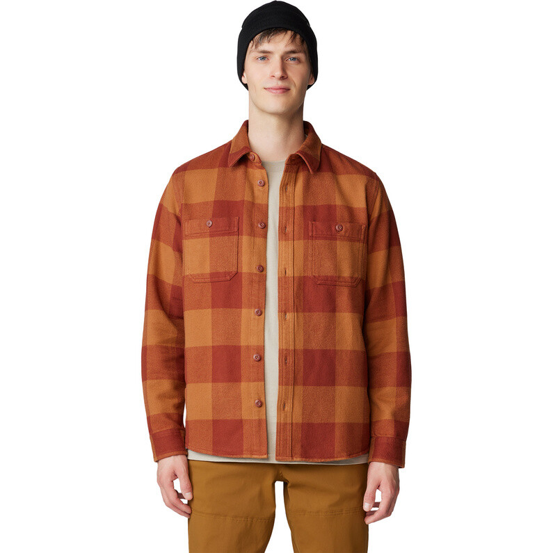 

Мужская плюшевая рубашка Mountain Hardwear, коричневый