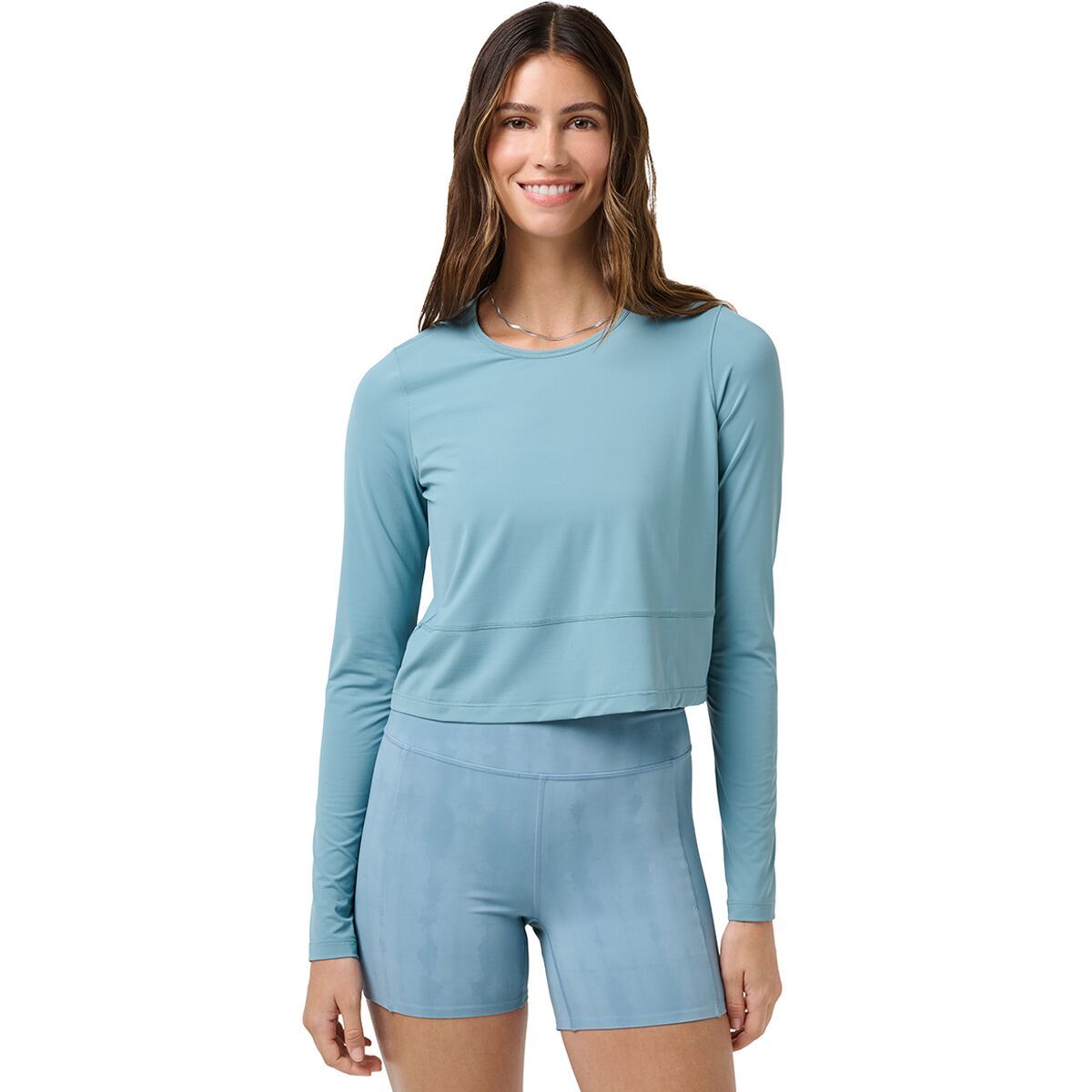 

Топ с длинными рукавами Moveknit solstice Travismathew, синий
