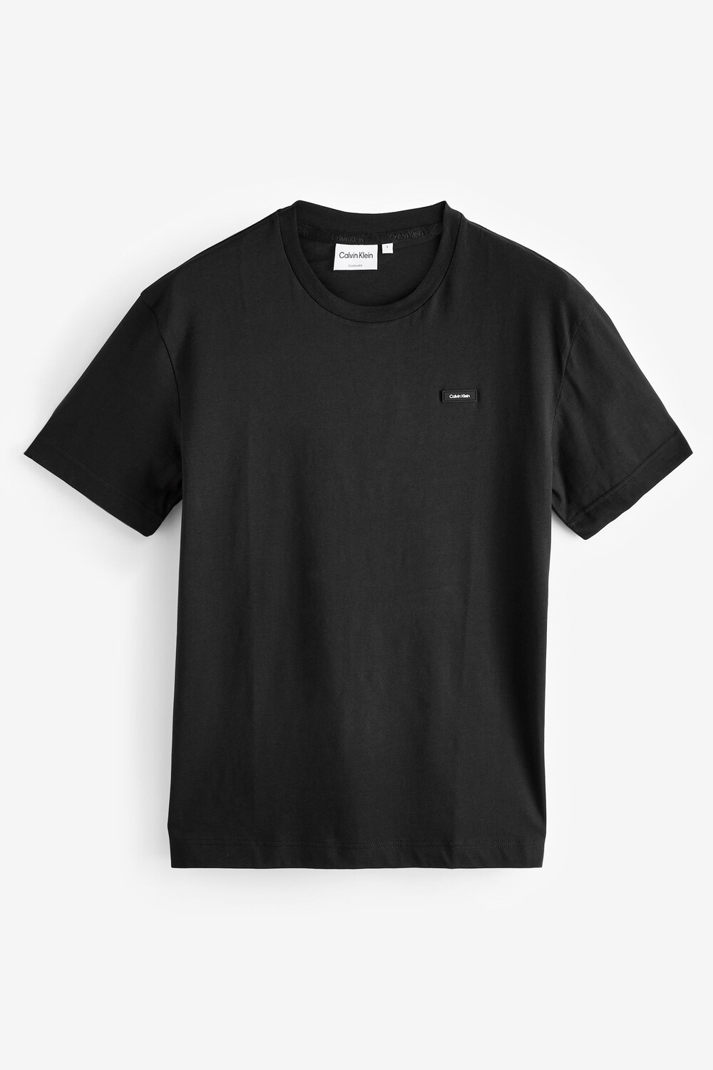 

Футболка из хлопка, удобная посадка Calvin Klein, черный