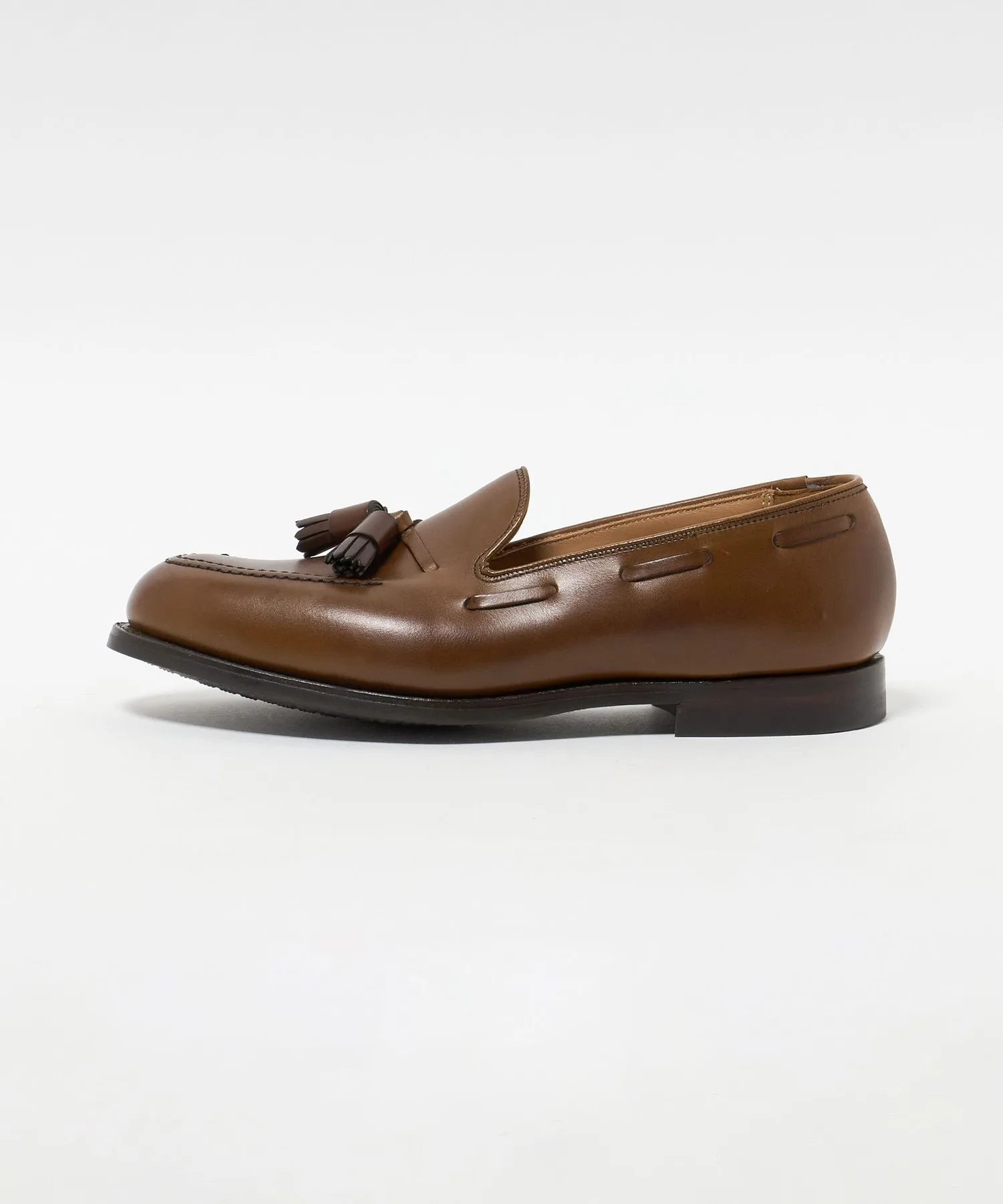 Мужские кожаные лоферы CROCKETT&JONES CAVENDISH3 коричневые