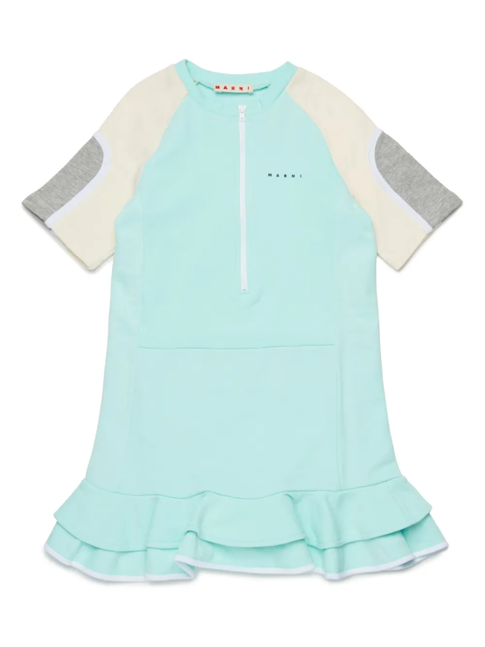 

Платье с пуговицами Marni Kids, синий