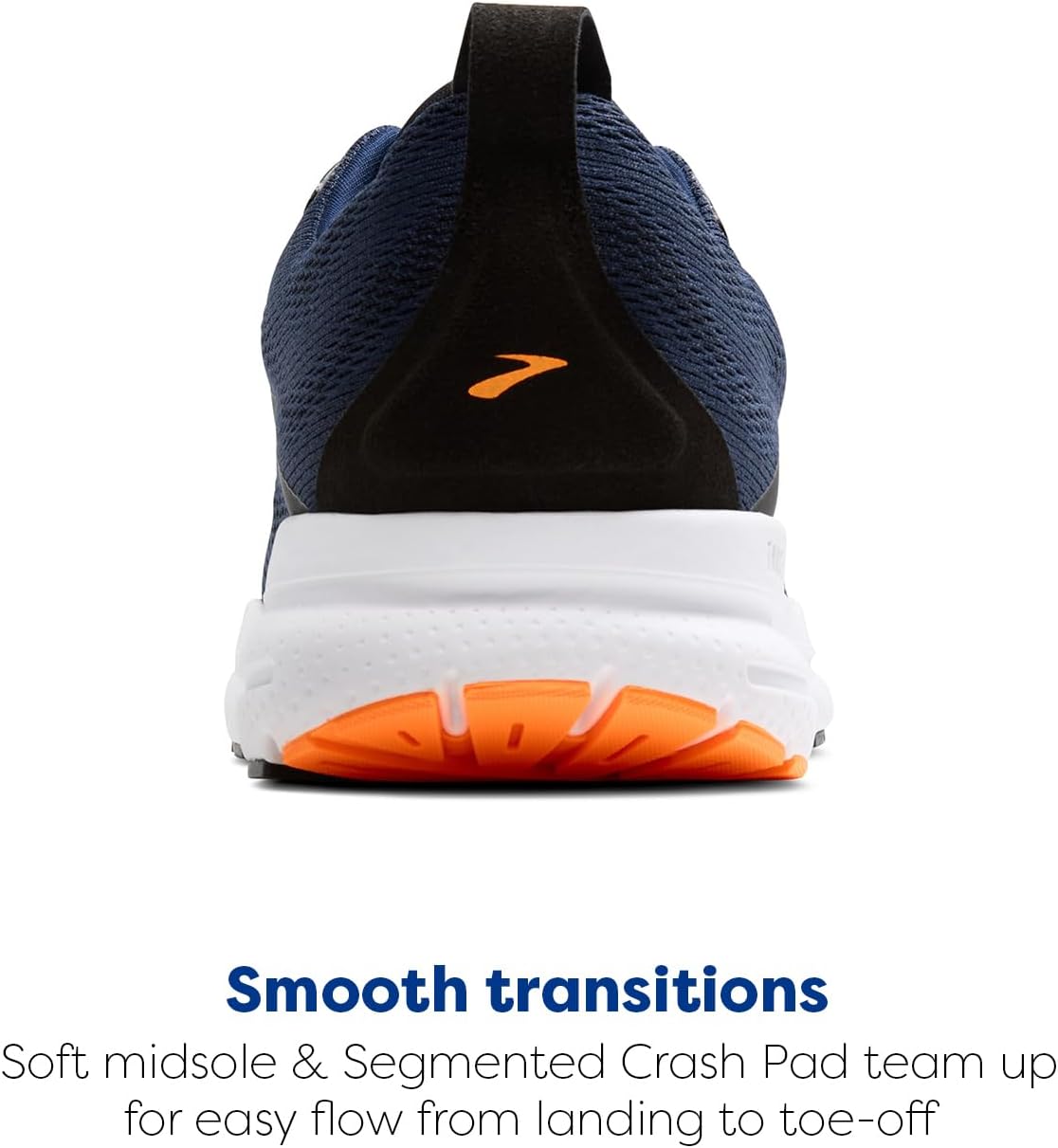 Мужские нейтральные беговые кроссовки Brooks Trace 4, черный/оранжевый — фото 3