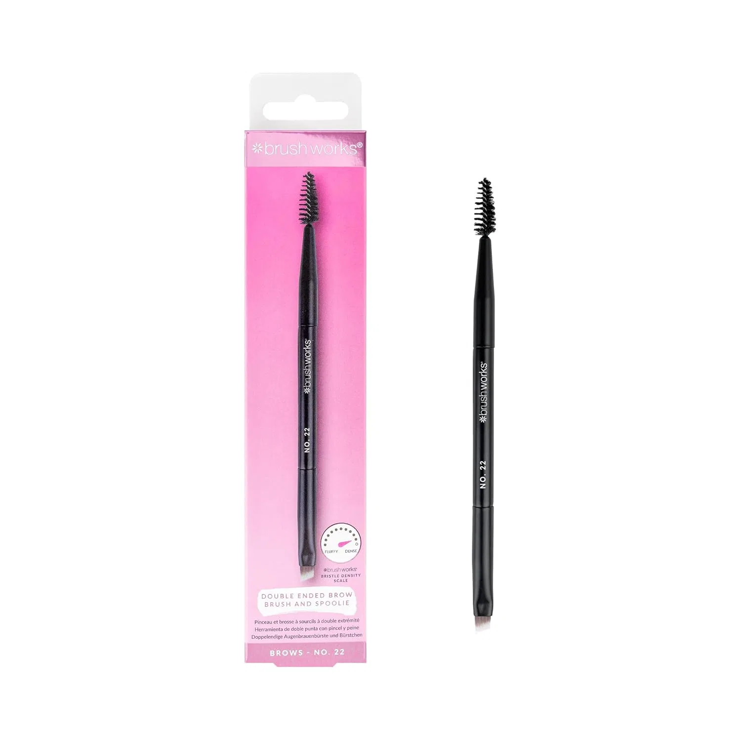 Кисть для бровей двусторонняя «No. 22» от Brushworks Brushworks