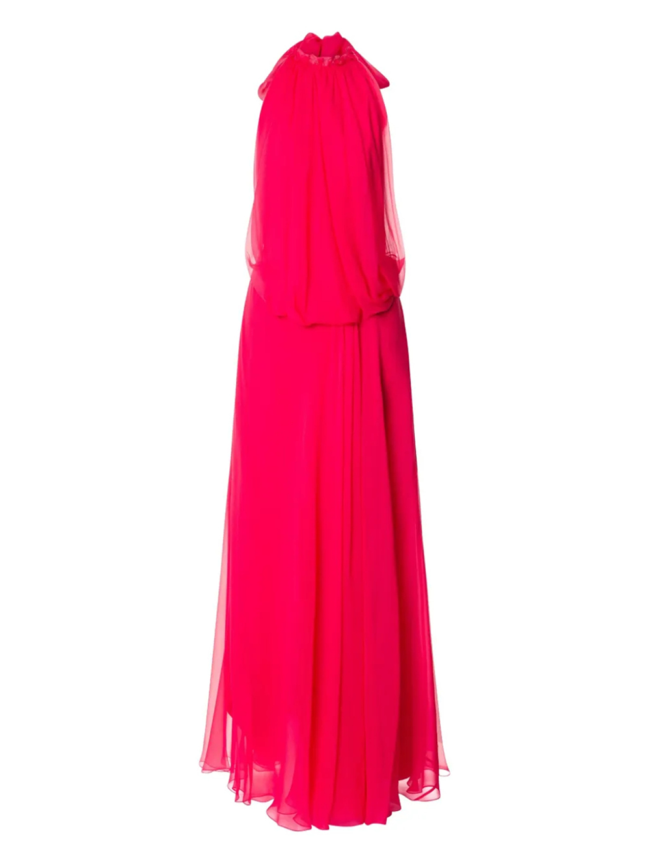 

Шелковое макси-платье Alberta Ferretti, розовый