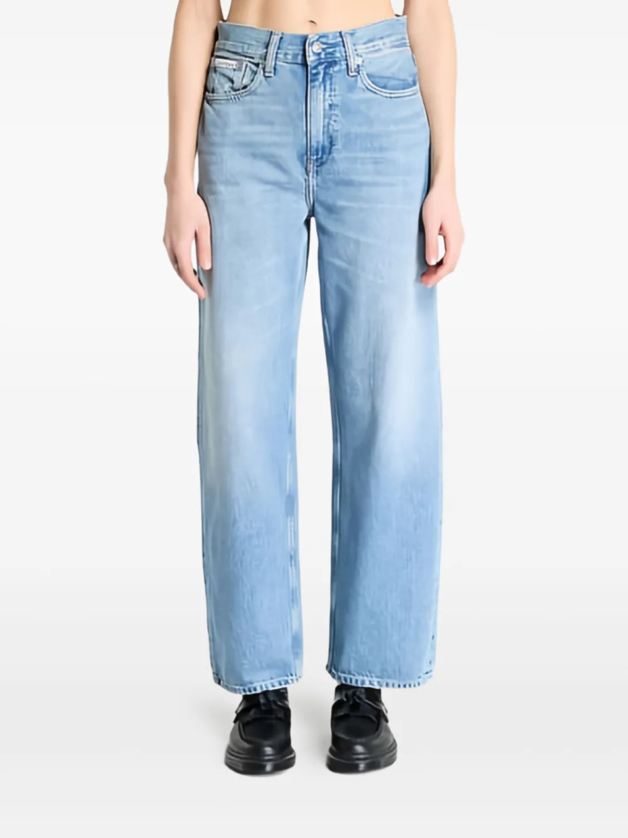 

Джинсы с логотипом Calvin Klein Jeans, синий
