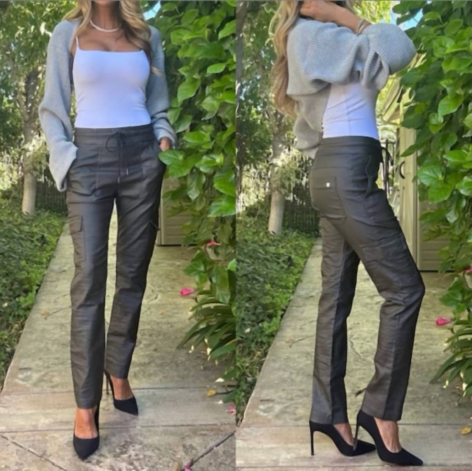 

Брюки Ali Pant в сером цвете, веганские BEVY FLOG, цвет gray vegan
