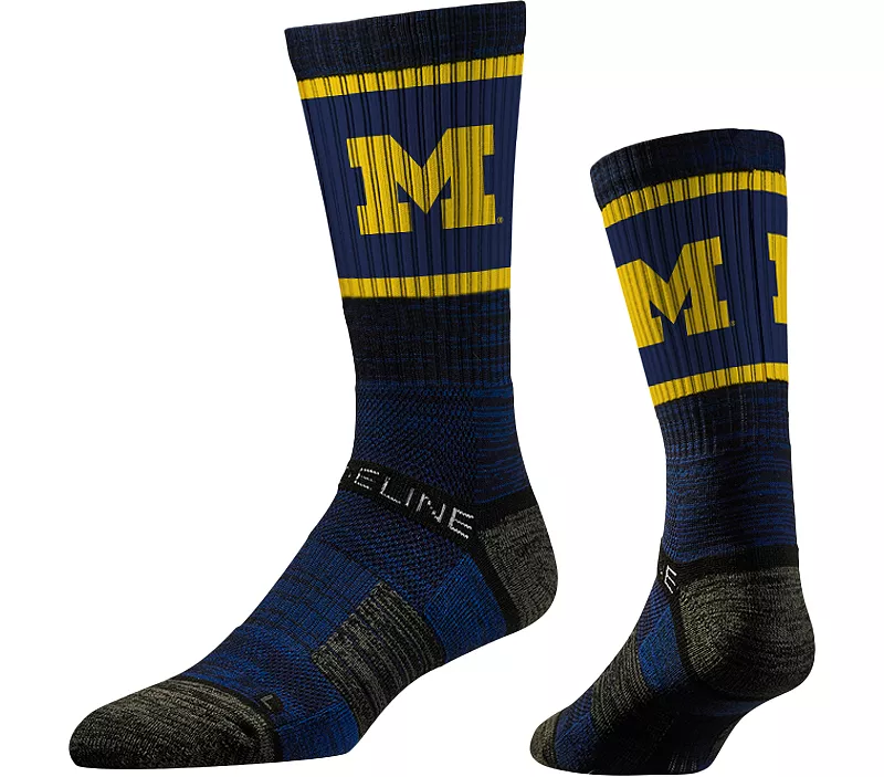 

Носки для экипажа с логотипом Strideline Michigan Wolverines