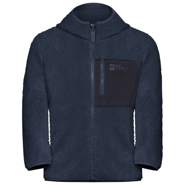 

Детская флисовая куртка с капюшоном Ice Curl Jack Wolfskin, Midnight Sky