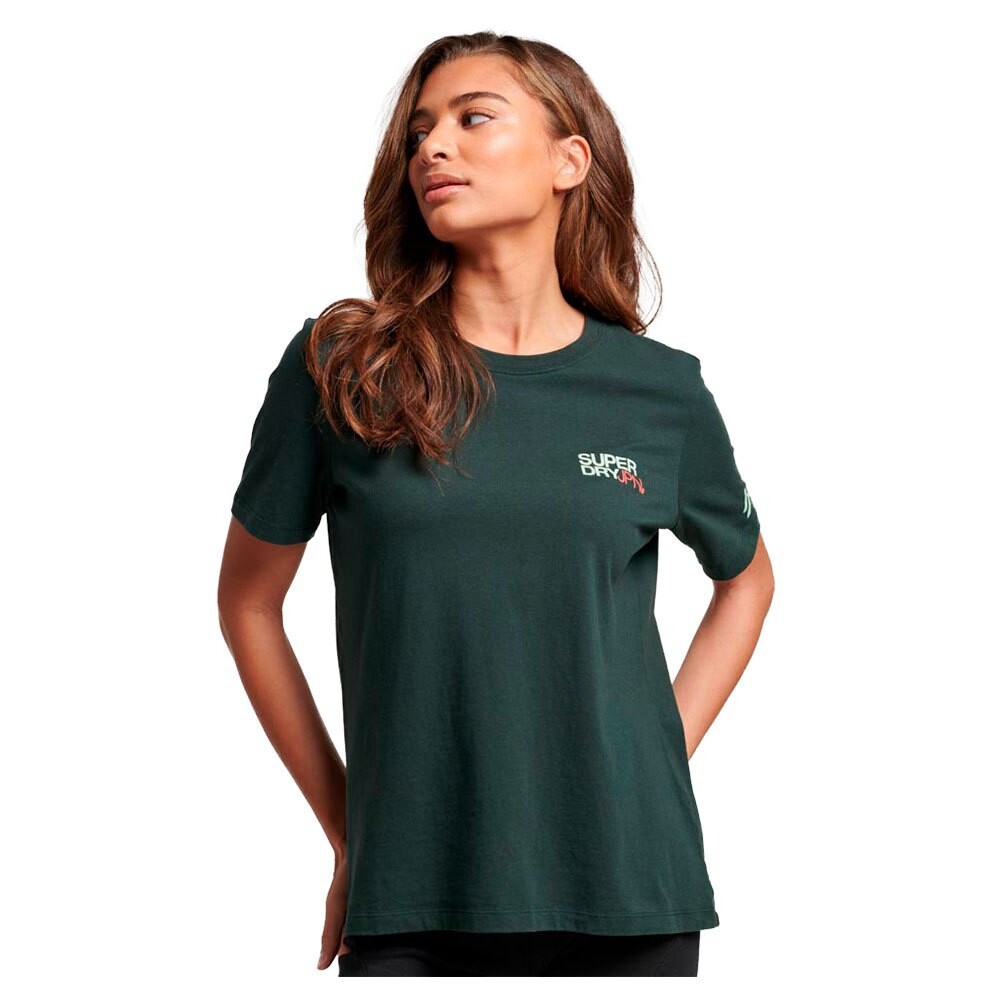 

Футболка Superdry Sportswear Logo Relaxed, зеленый