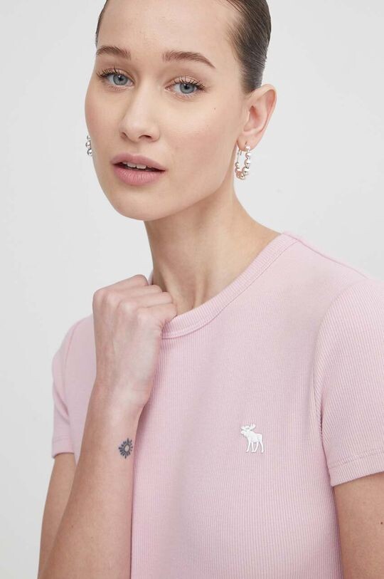 

Футболка Abercrombie & Fitch, розовый