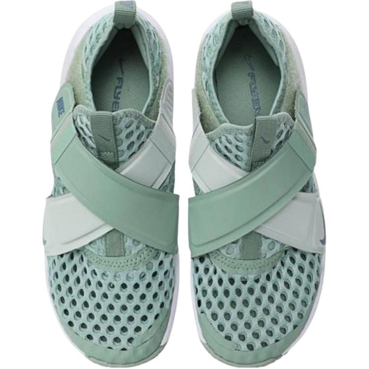 Nike Flex Advance противоскользящие износостойкие низкие кроссовки green для детей — фото 4