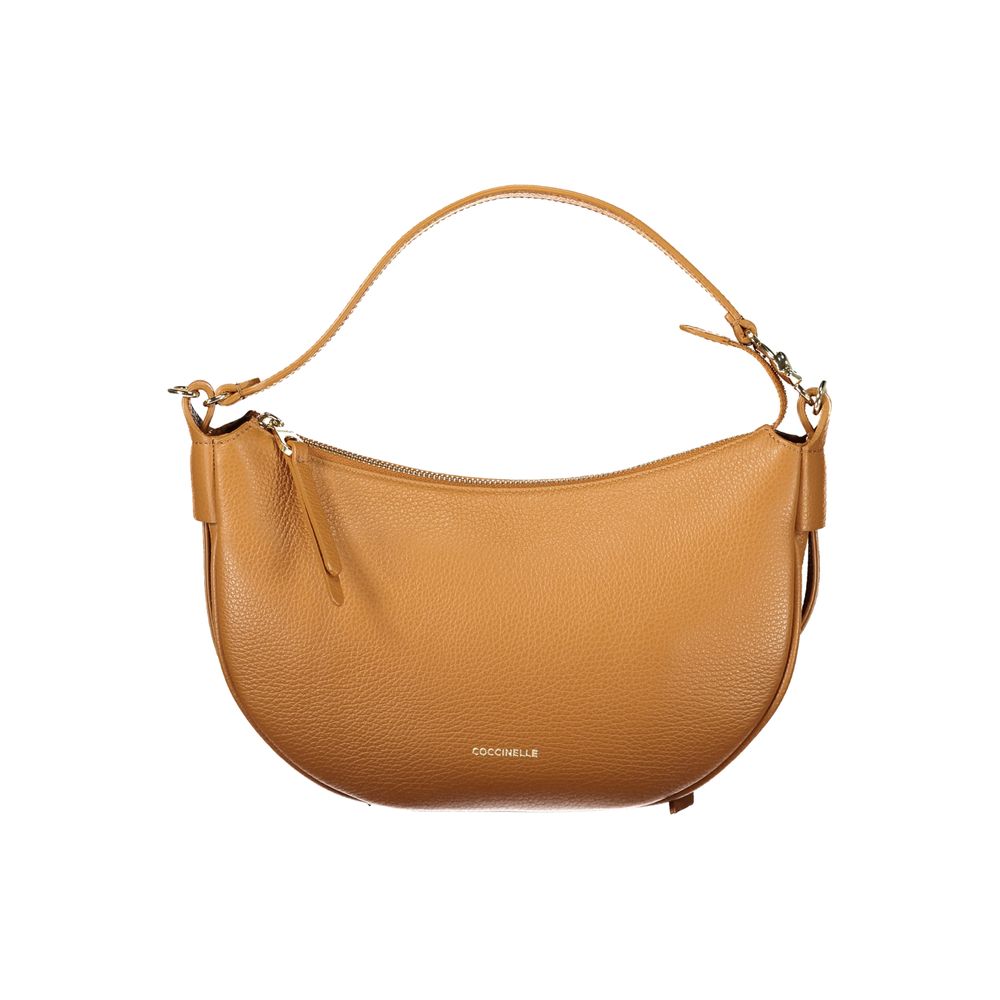 

Коричневая кожаная сумка Coccinelle