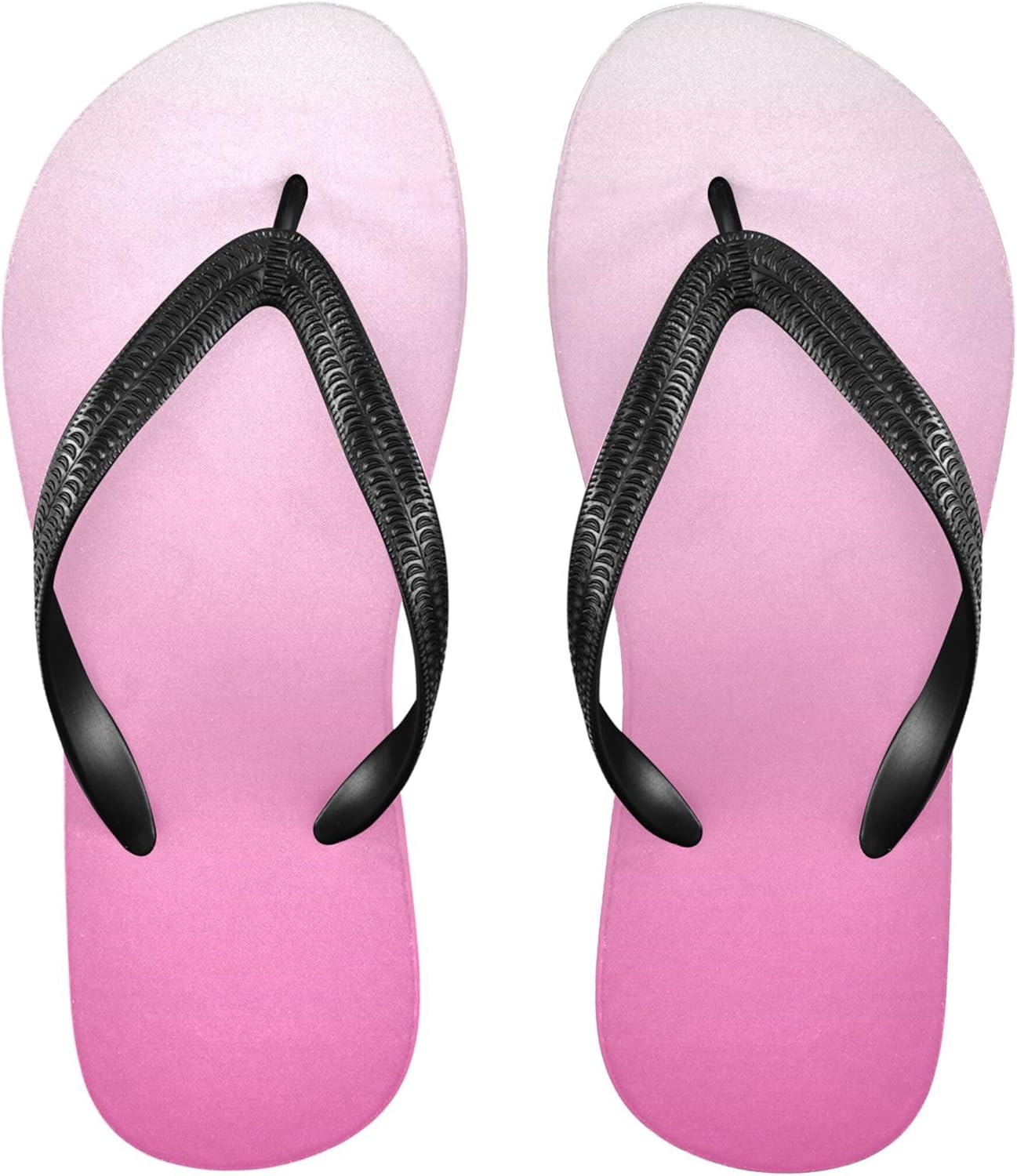 

Женские/мужские шлепанцы UMIRIKO градиентного фуксия для дома, отеля, спа, спальни, путешествий и пляжа, Gradient Fuchsia