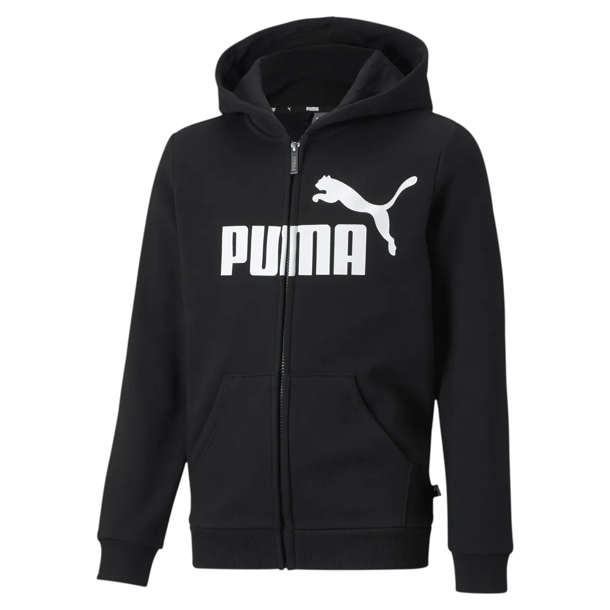 

Толстовка PUMA "Essentials Big Logo Hooded Jacket Boys", черный