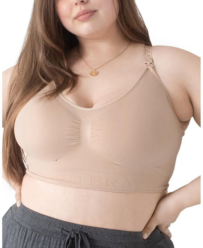 

Женский бюстгальтер для кормления Busty Sublime — размеры 30E–40I Kindred Bravely, тан/бежевый