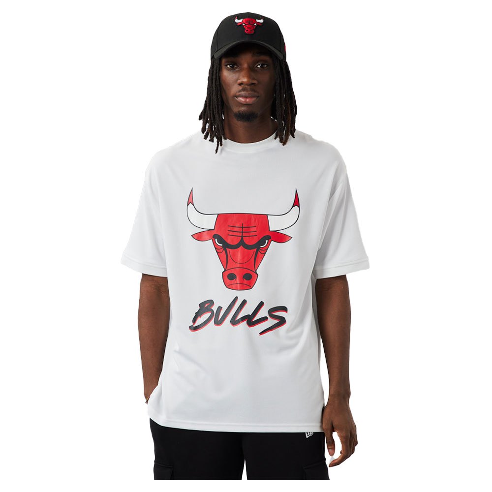 

Футболка New Era Chicago Bulls NBA Script Mesh, белый