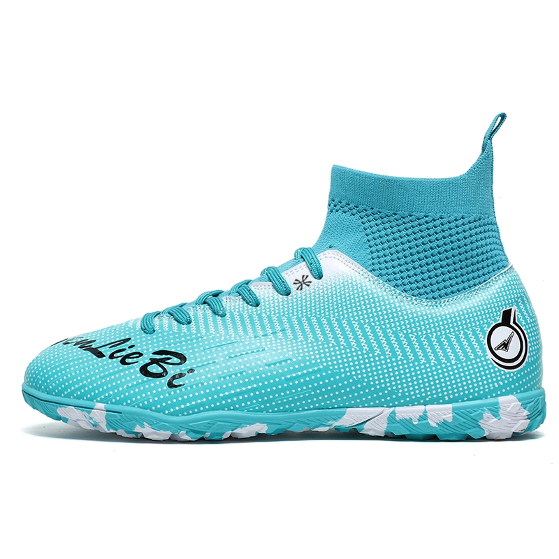 

Футбольные бутсы детские с высоким верхом и противоскользящим покрытием для подростков YUZHAOLIN, X2413-January Color