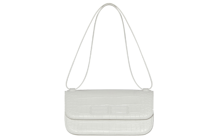 

Сумка через плечо Gossip Cow из кожи женская белая Balenciaga