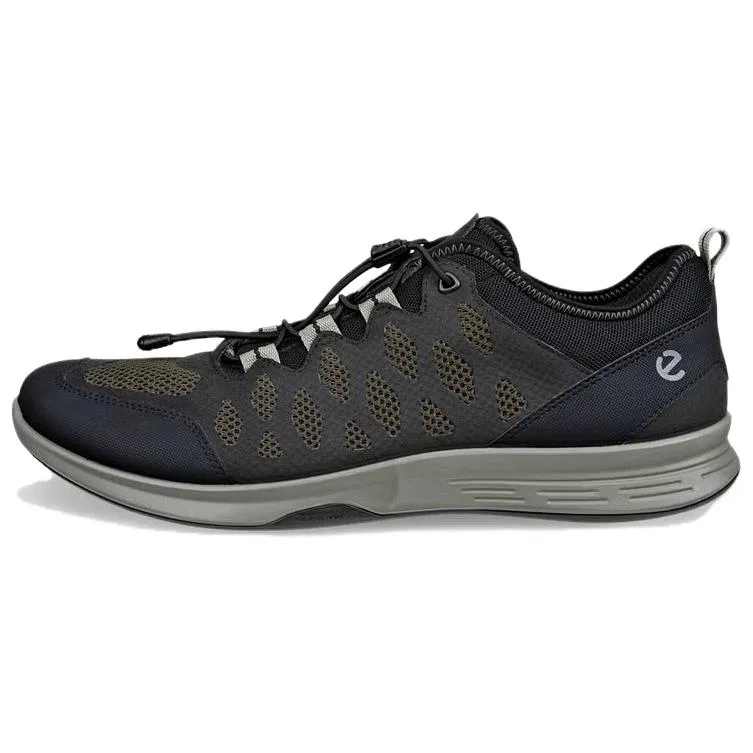 Кроссовки повседневные тканевые Ecco Black