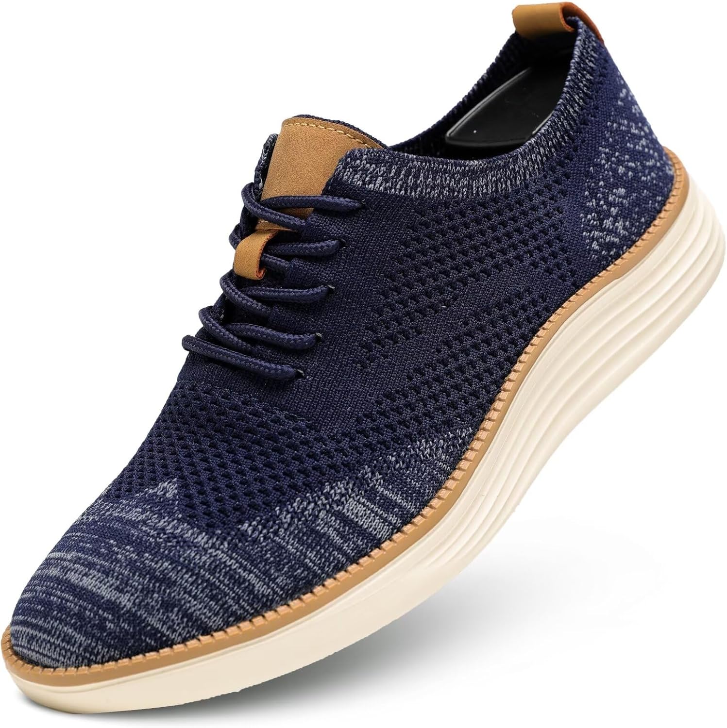 

Мужские повседневные оксфорды Модные сетчатые деловые туфли для ходьбы Работа Платье Кроссовки Комфортные Легкие Wja, синий