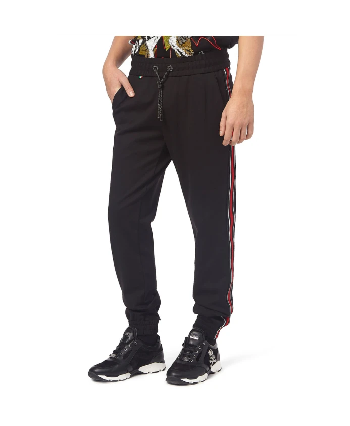 

Черные облегающие спортивные штаны Philipp Plein, черный