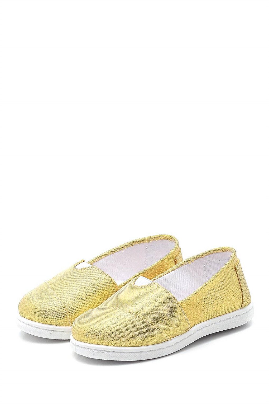 

Детские льняные балетки Toms с блестками-ЖЕЛТЫЙ-F-487 First Step