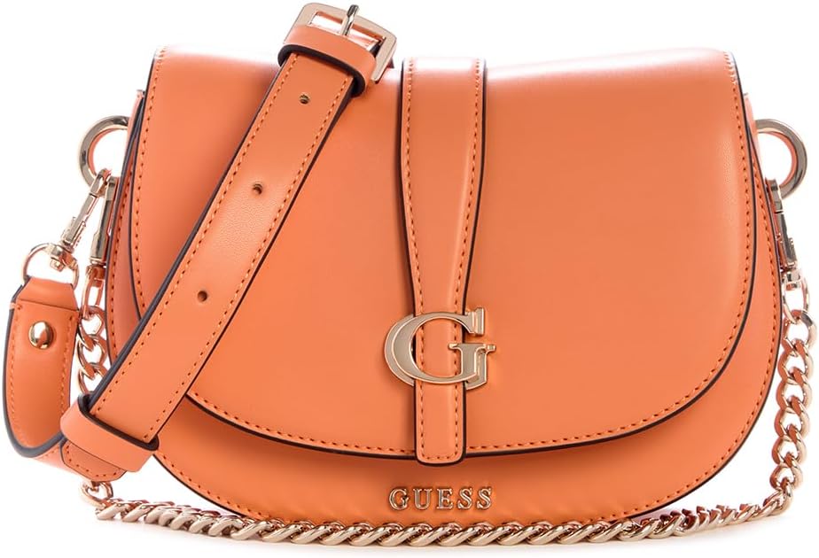 

Мини-сумка через плечо Carrie Mini Flap Crossbody GUESS, Apricot