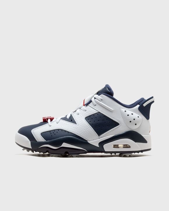 

Кроссовки Jordan Jordan Retro 6 Golf "Olympic", цвет white/midnight navy-varsity red