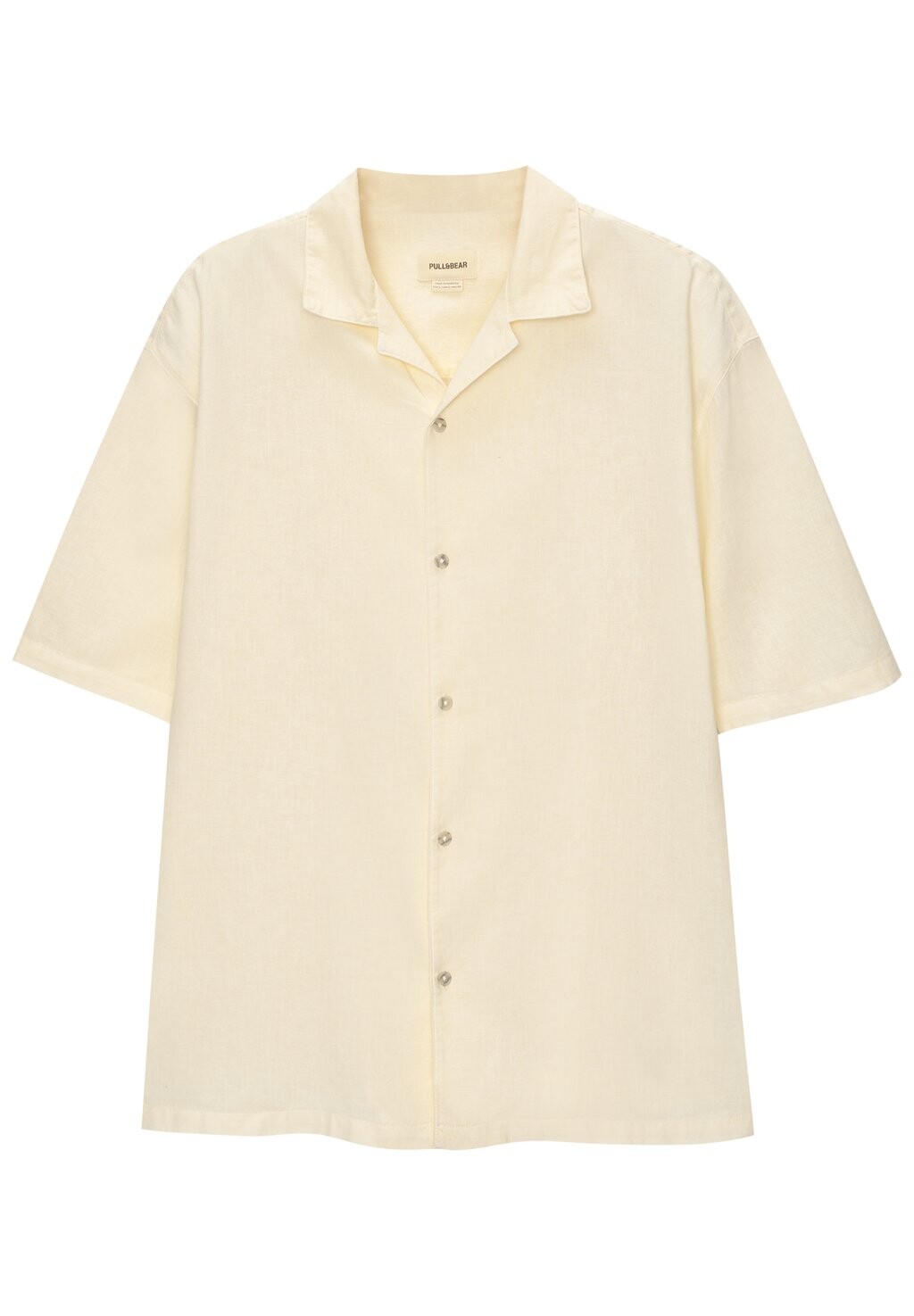 

Рубашка Short Sleeve PULL&BEAR, желтая